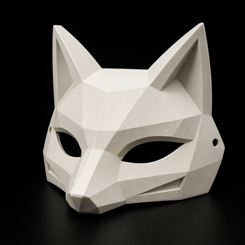 Fox Masquerade Half Mask